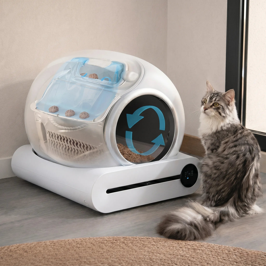 Technologie de la litière automatique sans odeur Maison Féline
